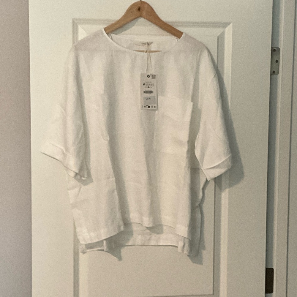 Zara Crisp White Top